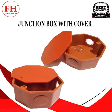 3 octagonal junction box|octagon outlet box with receptacle.